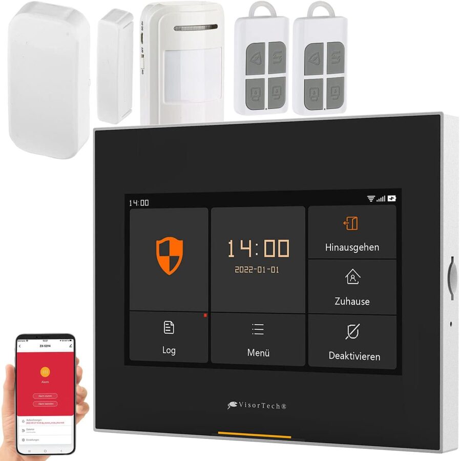 VisorTech Home Alarm System: 5-Piece Wireless Alarm System
