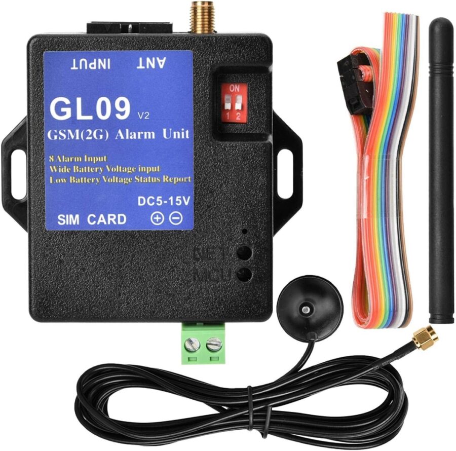 GL09 8 Channel Battery Operated App Control GSM Alarm Systems