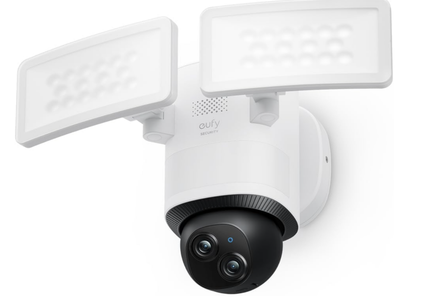Eufy Security Floodlight Camera E340, 360\u00b0 Pan & Tilt Function