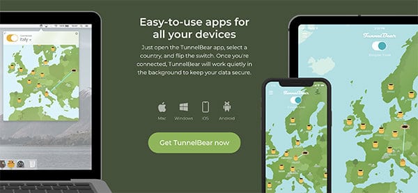 TunnelBear Apps