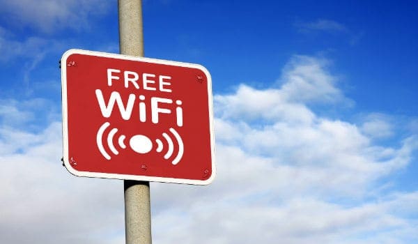Open network free WiFi