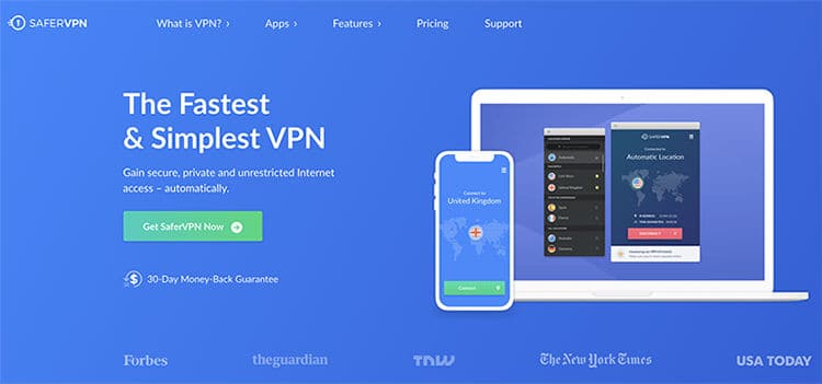 Safer VPN website